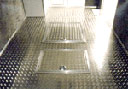 Aluminum Tread Plate flooring example.  Click to enlarge.