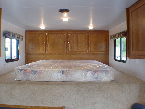 Millenium Enclosed Trailers Cargo Bedroom Area