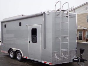 Custom 16' Millennium Motorcycle Enclosed Trailer