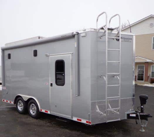 Custom 16' Millennium Motorcycle Enclosed Trailer