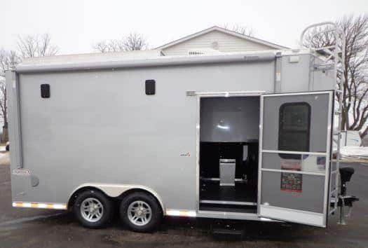 Custom 16' Millennium Motorcycle Enclosed Trailer