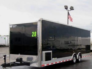 Custom 28' Millennium  Auto Master Enclosed Trailer Recessed E-Track