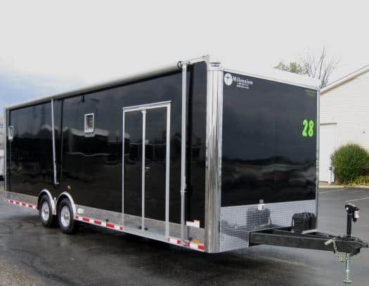 Custom 28' Millennium  Auto Master Enclosed Trailer Recessed E-Track