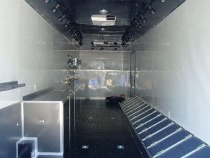 Custom Mobile Lawn Equipment Display Gooseneck Trailer