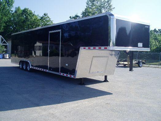 Custom Mobile Lawn Equipment Display Gooseneck Trailer