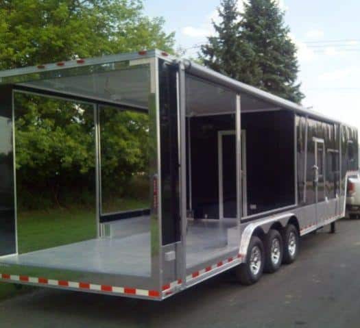 Millennium Trailers 36' Custom Silver Barbeque Trailer