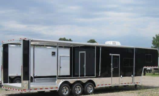 Millennium Trailers 36' Custom Silver Barbeque Trailer