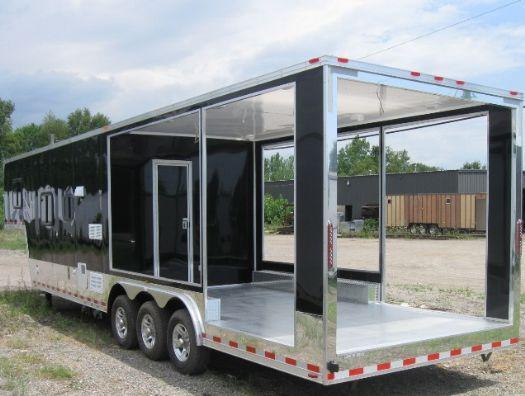 Millennium Trailers 36' Custom Silver Barbeque Trailer