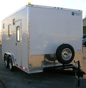 Custom Fiber Optic Splicing Enclosed Trailer