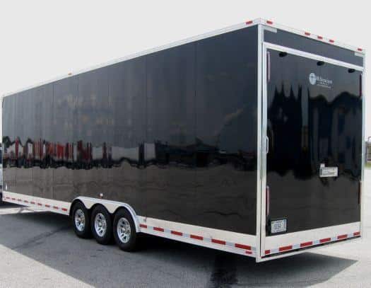 32' Millennium Enclosed Car Trailer w/Custom Ramp Overs