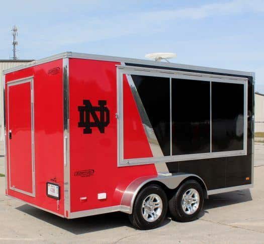 Millennium Trailers 7x14 Custom Tailgating Trailer