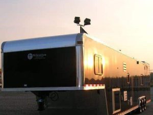 Custom Command Center Enclosed Gooseneck Trailer