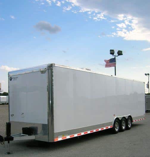 Custom 32' All Aluminum Trailer with Toilet & Shower