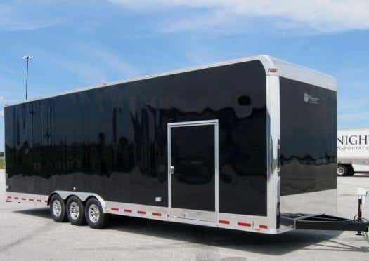 32' Millennium Enclosed Car Trailer w/Custom Ramp Overs