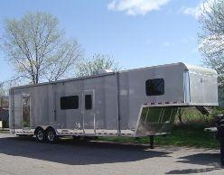 Custom Barbeque Gooseneck Trailer w/Living Quarters