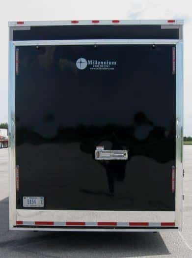 32' Millennium Enclosed Car Trailer w/Custom Ramp Overs