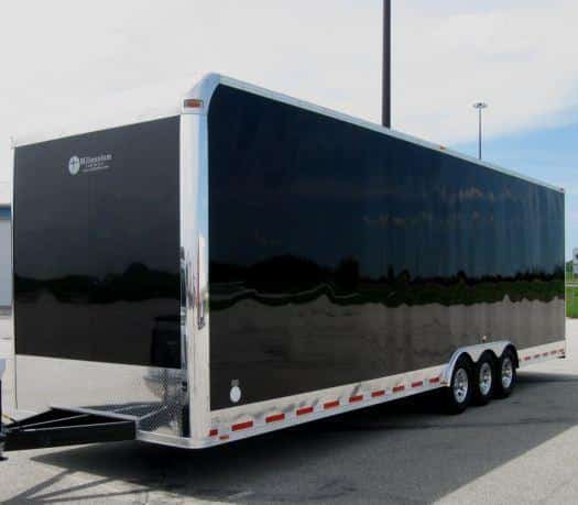 32' Millennium Enclosed Car Trailer w/Custom Ramp Overs