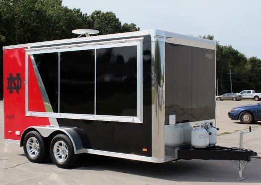 Millennium Trailers 7x14 Custom Tailgating Trailer