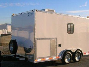 Custom Fiber Optic Splicing Enclosed Trailer