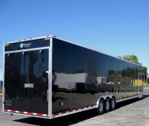 Custom 53' Millennium Enclosed Gooseneck Trailer w/Ramp Overs