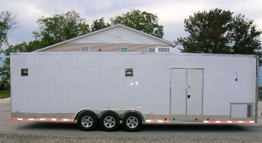 Custom 32' All Aluminum Trailer with Toilet & Shower