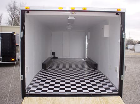 Black & White Checkerboard Flooring