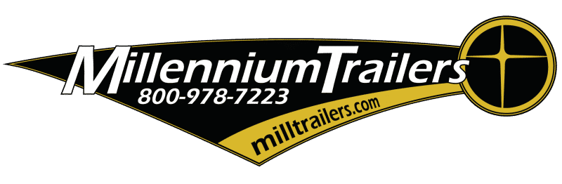 Custom 53' Millennium Enclosed Gooseneck Trailer w/Ramp Overs
