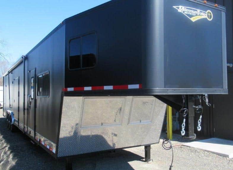 Custom Orders Only 2020 Black Out 48' Millennium Trailer w/14'D +8' Living Quarters