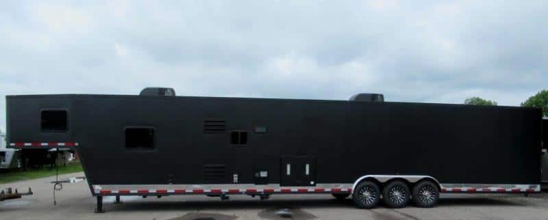 Custom Orders Only 2020 Black Out 48' Millennium Trailer w/14'D +8' Living Quarters