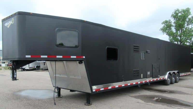 Custom Orders Only 2020 Black Out 48' Millennium Trailer w/14'D +8' Living Quarters