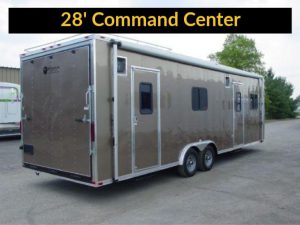 Command Center, enclosed trailers are great command centers