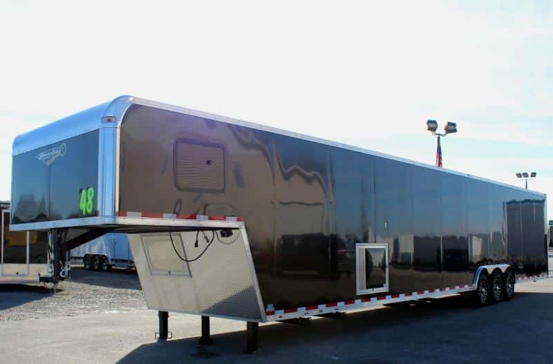 Enclosed Gooseneck Trailer 2023 48' Large Full  Bathroom In-Production Special