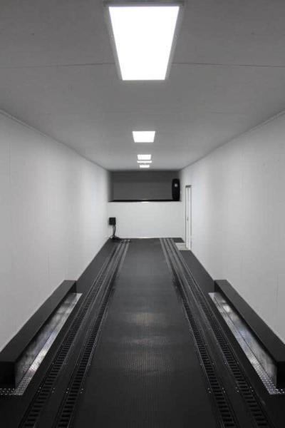 Gooseneck Enclosed Trailer 160' Dble Row Recessed E-Track 2023 48' w/ Wide Ramp Door Triple 7K Axles