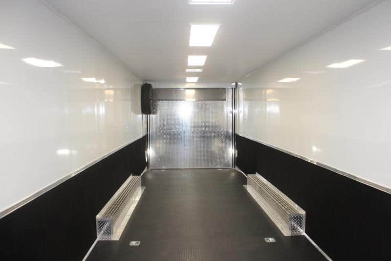 Gooseneck Enclosed Trailer Full Large Bathroom w/Shower 44' 2023 w/Tapered Nose