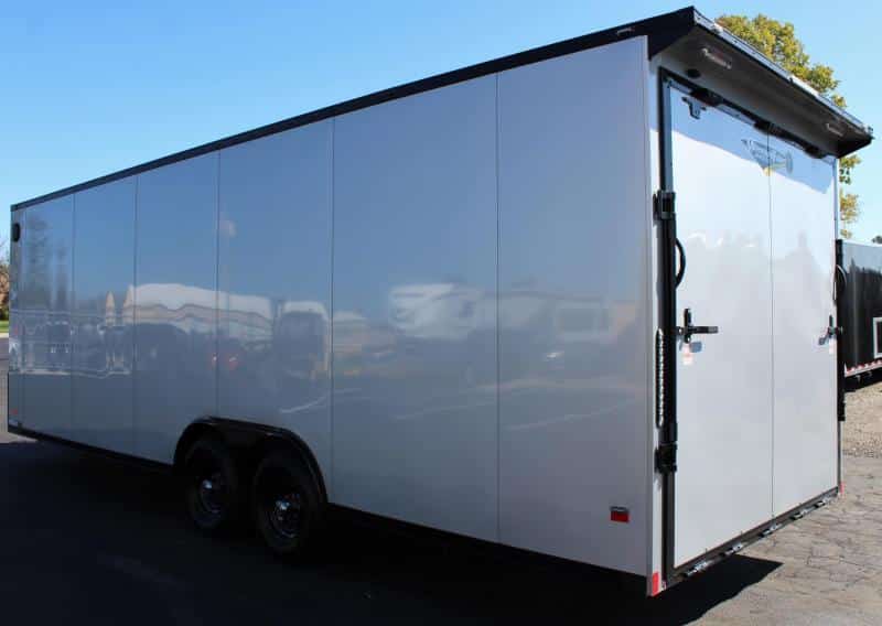 Enclosed Car Hauler Trailer 2022 24' Black Out Pkg. Lighted Rear Wing