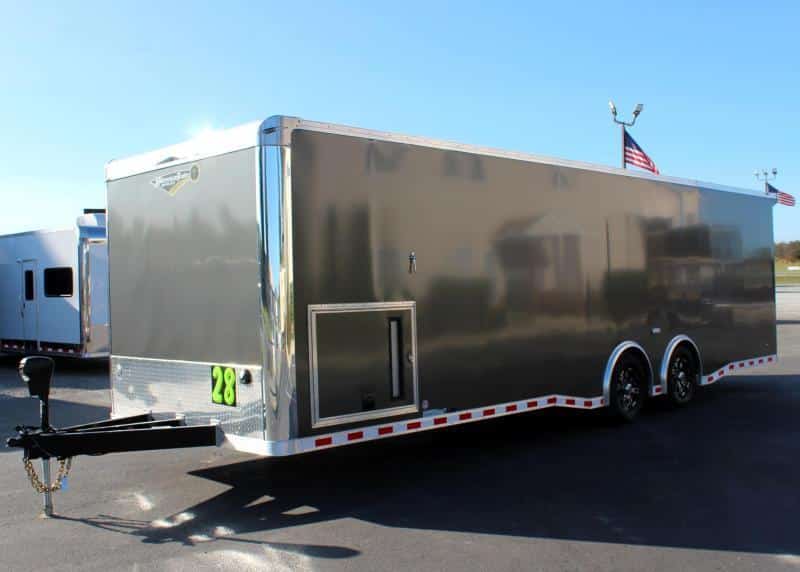 Enclosed Car Trailer 2022 28'  w/Electric Jack & MORE In-Production Special