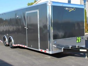 Enclosed Car Trailer 2022 28'  w/Electric Jack & MORE In-Production Special