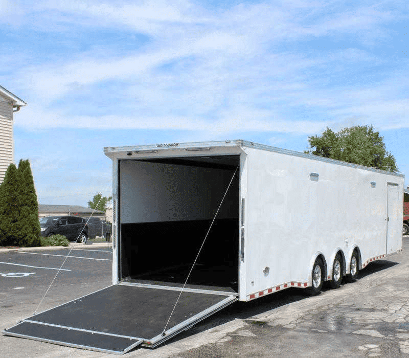 Enclosed Car Trailer 2022 34' 3/6K Axles A Wow Interior!