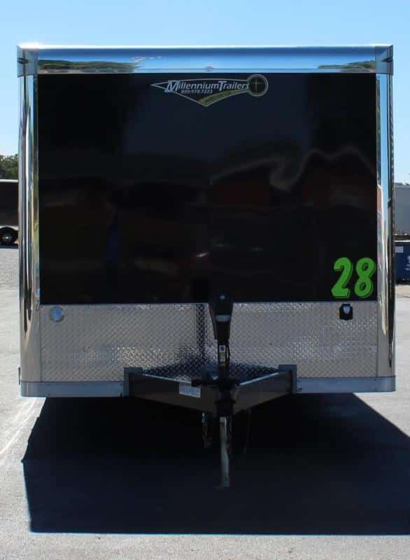 Enclosed Car Trailer 28' 2022 w/Rear Wing/Spread Axles & More!  In-Production Special