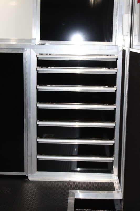 Enclosed Car Trailer For Sale 32' 3/6K Spread Axles Rear Wing Finished Interior Toolbox