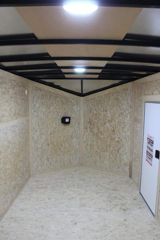 Enclosed Cargo Trailers For Sale  7'x14' 2023 Ramp Door Lighted Rear Wing