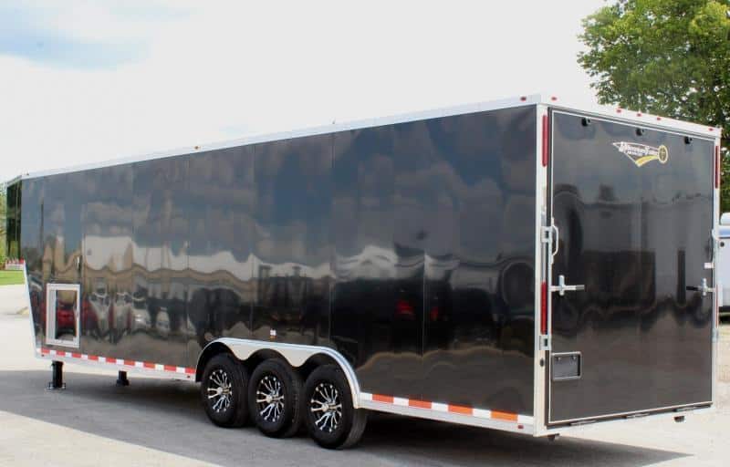 Enclosed Gooseneck Trailer 2023 36' Silver In-Production Special