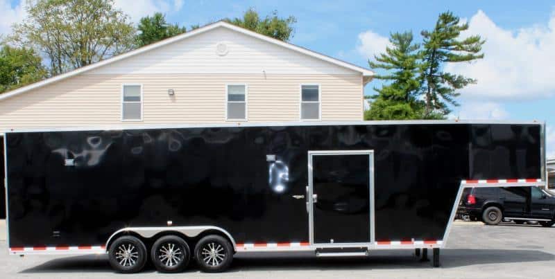 Enclosed Gooseneck Trailer 2023 36' Silver In-Production Special