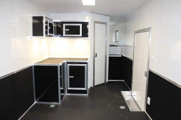 Gooseneck Enclosed Trailer 2023 48' Platinum Large Full Bathroom In-Production Special