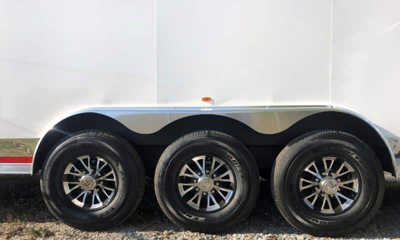 Enclosed Gooseneck Trailer with Living Quarters 44' Large Bathroom In-Production Special