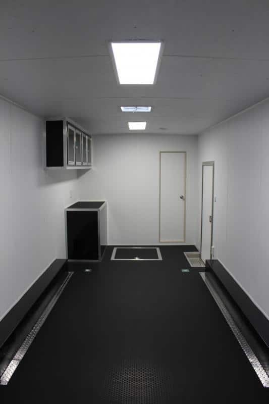 Enclosed Gooseneck Trailer with Living Quarters 44' Large Bathroom In-Production Special