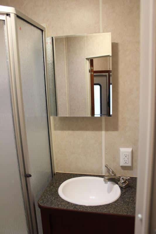 Enclosed Gooseneck Trailer with Living Quarters 44' Large Bathroom In-Production Special