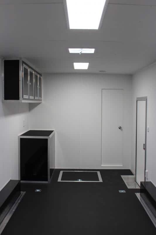 Enclosed Gooseneck Trailer with Living Quarters 44' Large Bathroom In-Production Special