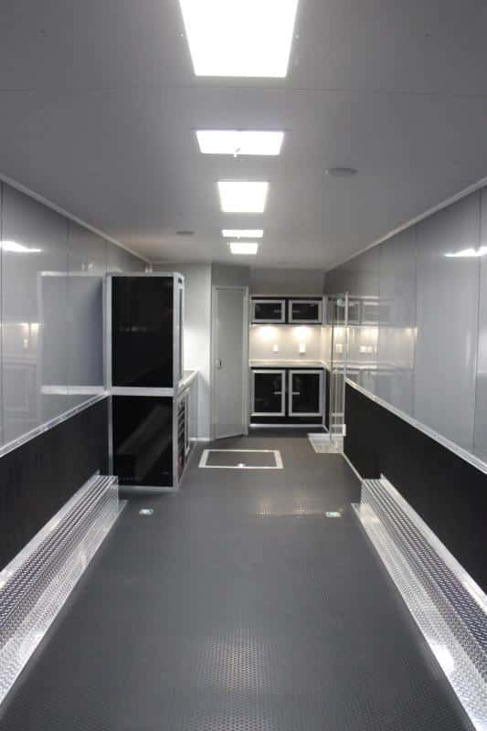 Enclosed Car Trailers For Sale 2022 34' Bathroom Pkg. A/C  & Finished Interior
