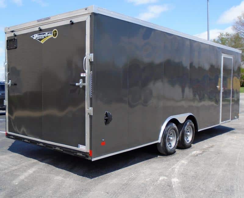 Enclosed Car Hauler 2022 24' 94 in. Wide Ramp Door Deluxe Interior Pkg.